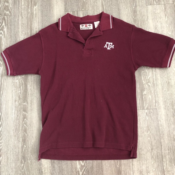 Texas A&M Vintage Burgundy POLO - Picture 1 of 4
